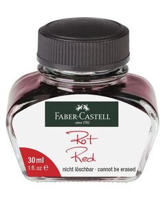 Calimara cu cerneala, 30ml, rosu, Faber-Castell , Culoare: Rosu-