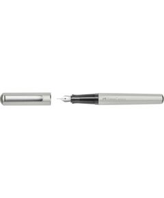 Stilou FABER-CASTELL HEXO F ARGINTIU MAT-