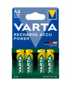 Acumulatori Varta Power, HR6, AA, 2100 mAh, 4 bucati/set-