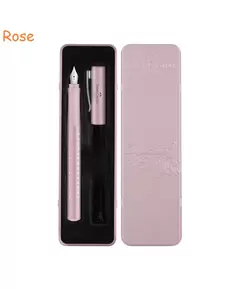 Set cadou stilou, roz, FABER-CASTELL, Culoare: Roz-