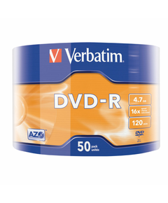 DVD-R VERBATIM, 16x, 4.7 GB, 50 buc/set-