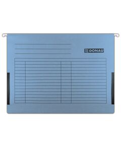 Dosar suspendabil, cu burduf, A4, albastru, 5 buc/set, DONAU, Culoare: Albastru-