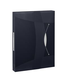 Mapa de plastic, cu elastic, A4, negru, ESSELTE VIVIDA Jumbo, Culoare: Negru-