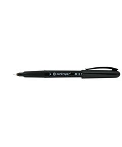 Marker pentru CD/DVD, varf 0.6 mm, negru, CENTROPEN 4616 F, Culoare: Negru-