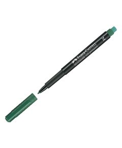 Marker permanent M FABER-CASTELL Multimark, verde, Culoare: Verde-