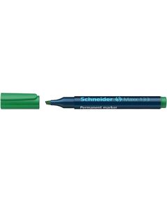 Marker permanent, varf tesit 1-4 mm, verde, SCHNEIDER Maxx 133, Culoare: Verde-