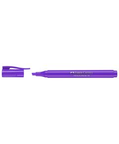 Textmarker, varf tesit 1-4 mm, mov, FABER-CASTELL 38, Culoare: Mov-