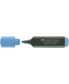 Textmarker, varf tesit 1-5 mm, albastru, FABER-CASTELL 1548, Culoare: Albastru-