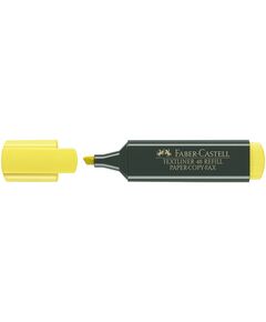 Textmarker, varf tesit 1-5 mm, galben, FABER-CASTELL 1548, Culoare: Galben-