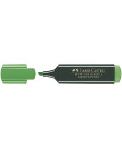 Textmarker, varf tesit 1-5 mm, verde, FABER-CASTELL 1548, Culoare: Verde-
