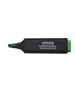 Textmarker, varf tesit 1-5 mm, verde, OFFICE PRODUCTS, Culoare: Verde-