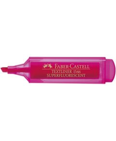 Textmarker super-fluorescent, varf 1-5 mm, roz, 1546 FABER-CASTELL, Culoare: Roz-