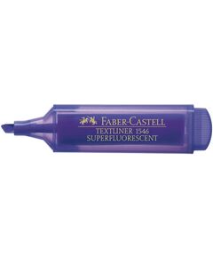 Textmarker super-fluorescent, varf 1-5 mm, violet, 1546 FABER-CASTELL, Culoare: Violet-