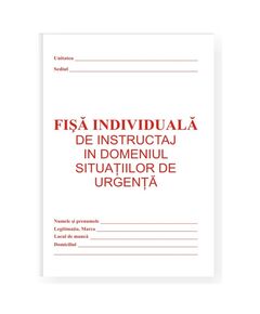 Carnet situatii urgenta, 25 bucati/set-