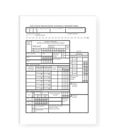 Foaie de parcurs autovehicule marfa, A5, 100 file, 3 buc/set-