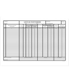 Lista de inventariere, A4, 100 file-