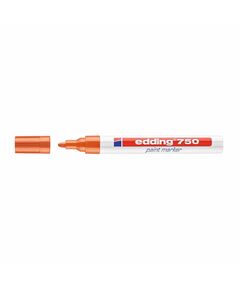 Marker cu vopsea, varf 2-4 mm, portocaliu, EDDING 750, Culoare: Portocaliu-