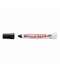 Marker industrial, cerat, 10 mm, negru, EDDING 950, Culoare: Negru-