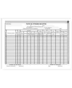 Nota de intrare receptie cu TVA, A4, 100 file, 3 buc/set-