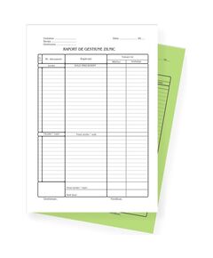 Raport gestiune zilnic, autocopiativ, A4, 2 exemplare, 3 buc/set-