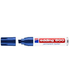 Marker permanent, varf tesit 4-12 mm, albastru, EDDING 800, Culoare: Albastru-