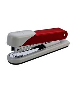 Capsator metalic, 30 coli, capse 24/6-26/6, rosu, Stabil NOVUS, Culoare: Rosu-