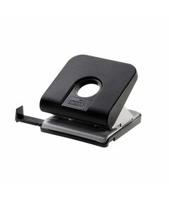Perforator metalic, 25 coli, negru, Master NOVUS, Culoare: Negru-