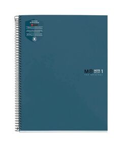Caiet cu spirala A4, 80 file, matematica, ocean, MIQUELRIUS Antibacterial-