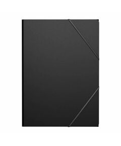 Mapa din plastic cu elastic, A4, negru, Memoris-Precious, Culoare: Negru-