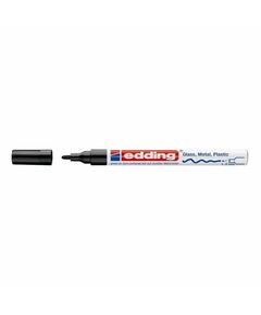 Marker cu vopsea, varf 1-2 mm, negru, EDDING 751, Culoare: Negru-