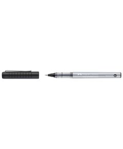 Roller 0.5 mm, negru, Free Ink FABER-CASTELL, Culoare: Negru-