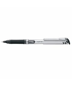Roller cu gel, 0.7 mm, negru, PENTEL Energel, Culoare: Negru-