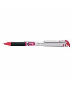 Roller cu gel, 0.7 mm, rosu, PENTEL Energel, Culoare: Rosu-