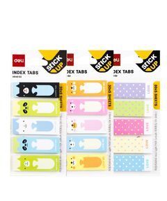 Index autoadeziv 45X15 mm, diverse modele, DELI-