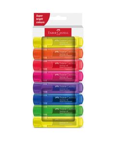 Textmarker neon FABER-CASTELL 1546, 8 buc/set-