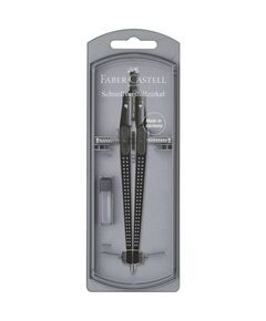 Compas FABER-CASTELL Quick-Set Grip, negru-
