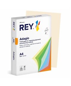 Hartie colorata A4, 80 g/mp, 500 coli/top, ivory pastel, REY Adagio, Culoare: Ivory-