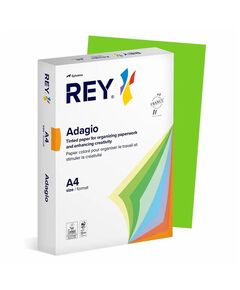 Hartie colorata A4, 80 g/mp, 500 coli/top, verde, REY Adagio, Culoare: Verde-