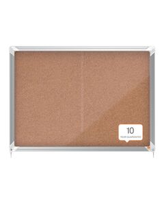 Avizier pluta de interior, 8 x A4, rama metalica, NOBO-