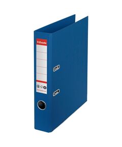 Biblioraft A4 carton reciclat, 5 cm, albastru, ESSELTE NO. 1 Power, Culoare: Albastru-