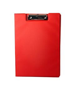 Clipboard dublu plastifiat, A4, OPTIMA, Culoare: Rosu-
