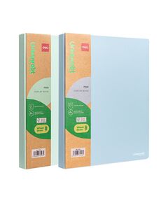 Dosar de prezentare cu 40 folii, A4, coperta flexibila, DELI Eco-