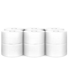 Hartie igienica economica jumbo, 2 straturi, 80 m/rola, 12 role/set-