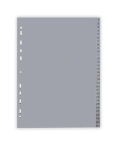 Index plastic numeric 1-31, A4, OPTIMA-