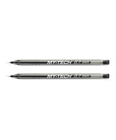 Pix fara mecanism, varf 0.7 mm, negru, PENSAN My Tech, Culoare: Negru-