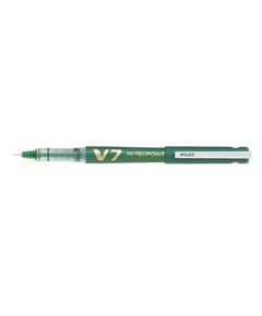 Roller cu cerneala, 0.7mm, verde, V7 HI-TECPOINT PILOT, Culoare: Verde-
