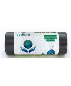 Saci menajeri cu snur, ECOFRIEND, 35 L, 15 buc/rola-