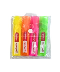 Textmarker fluorescent OPTIMA 720, 4 buc/set-