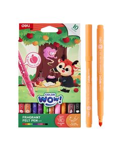 Carioci parfumate 10 culori/set Washable DELI-