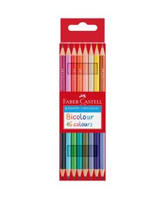 Creioane cu 2 capete, 8 buc/set, FABER-CASTELL Bicolor-